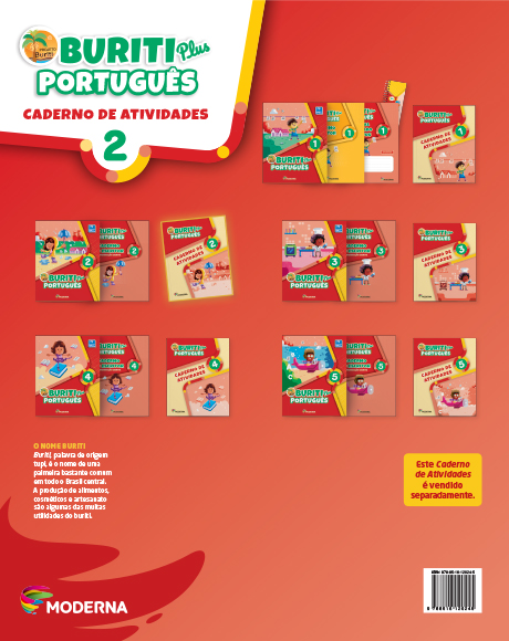 Caderno - Buriti Plus Português 2 - verso